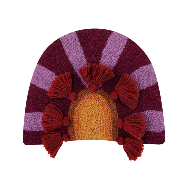 JUBL Tassels Wool Throw Pillow Wayfair